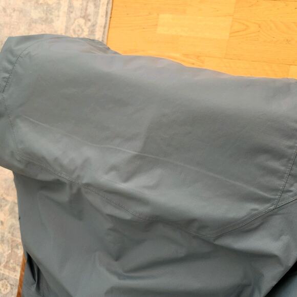 FLAW Outdoor Research Apollo Jacket XL Womens Rain Hooded Full Zip Blue Green - Picture 16 of 16